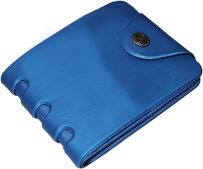 

Kingsman Men Blue Rubber, Plastic Wallet(7 Card Slots)