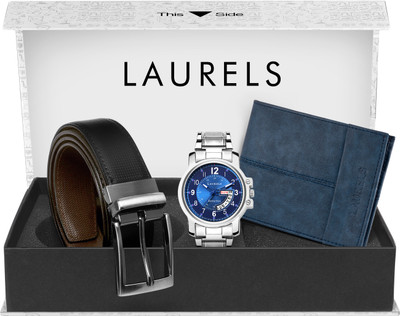 LAURELS Analog Watch(Blue)