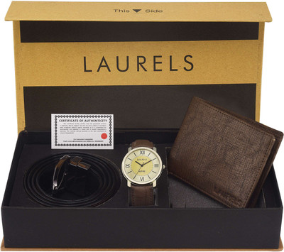 LAURELS Analog Watch(Beige)