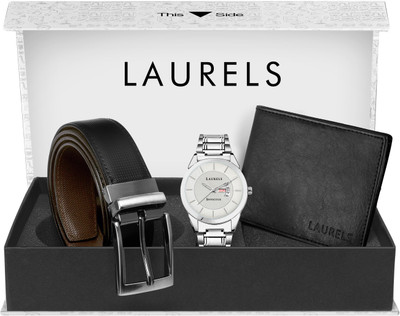 LAURELS Analog Watch(White)