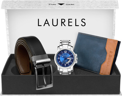 LAURELS Analog Watch(Blue)