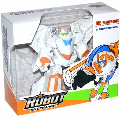 

Montez Deformation Robot to Plane Transformer Toy (White)(Multicolor)