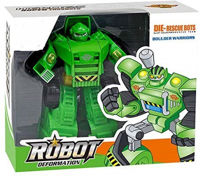 

Montez Deformation Robot To Dumper Truck Transformer Toy (Green)(Green)