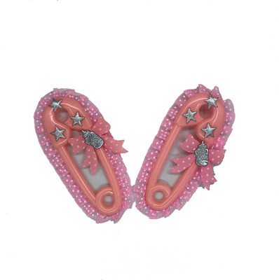 

Funcart Baby Shower Giant Pink Pin Favors ( pack of 6)