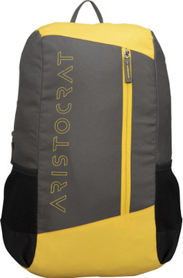 

Aristocrat Z2 BACKPACK (H) GREY-YELLOW 17 L Backpack(Grey, Yellow)