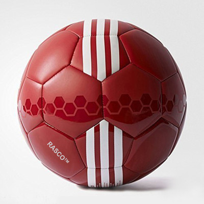 RASCO MUFC WHITE WORLD CUP BALL Football - Size: (Pack of 1, White, Red