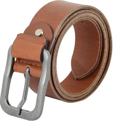 

ShopnZ Men Casual Brown Genuine Leather Belt