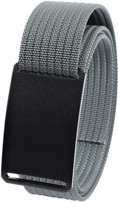 

LEX TAVIS Men Evening, Party, Formal, Casual Grey Nylon Belt, Ash grey