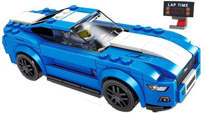 

Akrobo 6794 203 pcs Super Racing Car Buliding Blocks DIY Set with 1 Mini Figure(Multicolor)