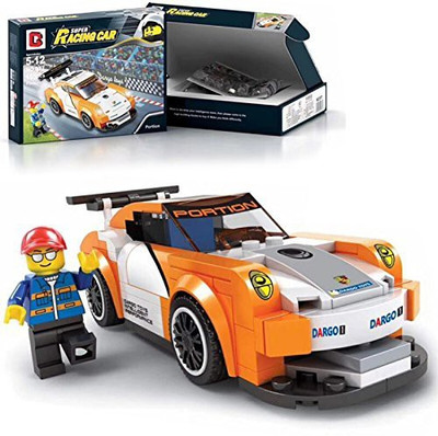 

Akrobo 977 155 pcs Super Racing Car Buliding Blocks DIY Set with 1 Mini Figure(Multicolor)