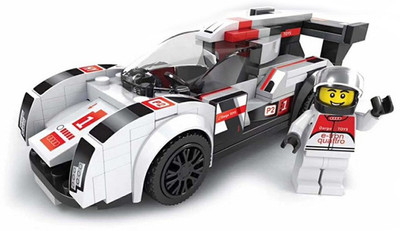 

Akrobo 976 166 pcs Super Racing Car Buliding Blocks DIY Set with 1 Mini Figure(Multicolor)