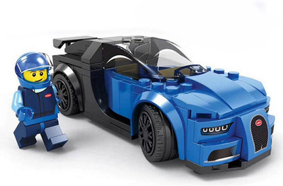 

Akrobo 979 204 pcs Super Racing Car Buliding Blocks DIY Set with 1 Mini Figure(Multicolor)