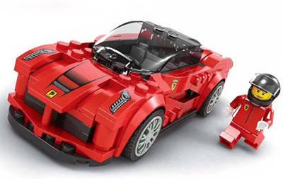 

Akrobo 980 161 pcs Super Racing Car Buliding Blocks DIY Set with 1 Mini Figure(Multicolor)