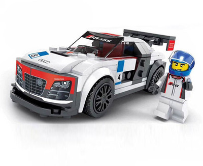 

Akrobo 975 166 pcs Super Racing Car Buliding Blocks DIY Set with 1 Mini Figure(Multicolor)