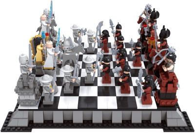 

Akrobo Ausini Knights vs Pirates Chess Set/Large Box Sets 1142pcs Construction Blocks(Multicolor)