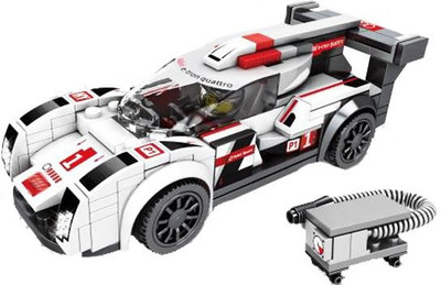 

Akrobo 6793 182 pcs Super Racing Car Buliding Blocks DIY Set with 1 Mini Figure(Multicolor)
