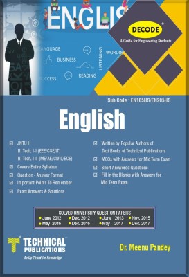 DECODE-English JNTU H B.TECH (I-I EEE/CSE/IT I-II MECH/CIVIL/ECE R18)(English, Paperback, Dr. Meenu Pandey)