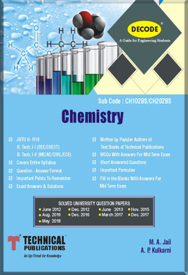 DECODE-Chemistry JNTU H B.TECH (I-I EEE/CSE/IT/ I-II MECH/CIVIL/ECE R18)(English, Paperback, M. A. Jail, A. P. Kulkarni)