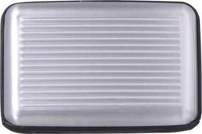 

Buffy 10 Card Holder(Set of 1, Silver)