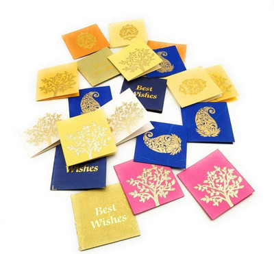 

Satyam Kraft Greeting Card(Multicolor, Pack of 50)