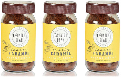 

Country Bean Toasty Caramel 3 Instant Coffee 180 g(Pack of 3, Caramel Flavoured)