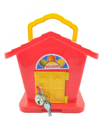 

Alpyog Money Bank Home Coin Box Coin Bank(Red)