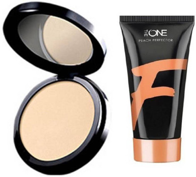 

Aaxyone Compact Pressed Powder and The One Very Me Peach Me Perfector(Set of 2)
