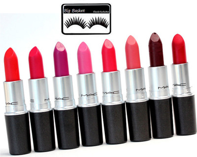 

big Basket Eyelashes, Finish Matte Lipstick Pack of 8(Set of 9)