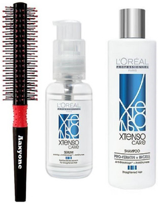 

Aaxyone Hair Brush and LOreal Xtenso Shampoo and Serum New Packing 100% Original(Set of 3)