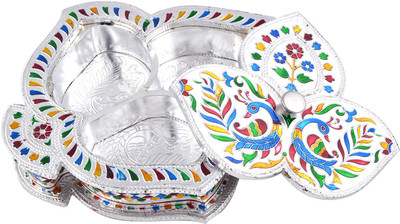 

G S Museum Wooden Decorative Platter(Multicolor)