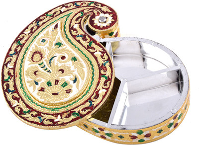 

G S Museum Wooden Decorative Platter(Multicolor)