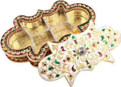 

G S Museum Wooden Decorative Platter(Multicolor)