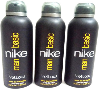 

Nike MAN BASIC Deodorant Spray - For Men(600 ml, Pack of 3)