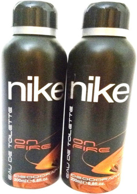 

Nike On Fire Deodorant Spray - For Men(400 ml, Pack of 2)