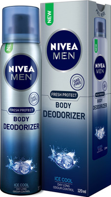 

Nivea Men Fresh Protect Body Deodorizer Ice Cool Body Spray - For Men(120 ml)