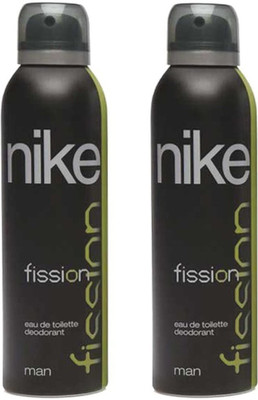 Nike fission, Deodorant Spray - For Men(400 ml, Pack of 2)