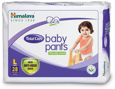 Himalaya Total Care Baby Pants - L(28 Pieces)