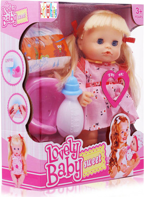 

kiti kits Sweet And Lovely Baby For Boys&Girl With Funny Sound (HCCD ENTERPRISE) (BOY)(Pink)