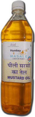 

HUMKEY OIL & MASALE Mustard Oil Mustard Oil Plastic Bottle(1 L)