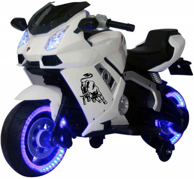

Gomani Lamborgini white 04 Bike Battery Operated Ride On(Multicolor)