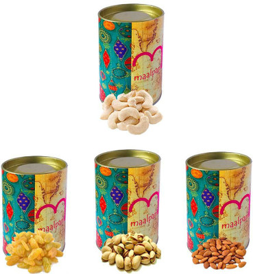 

Maalpani Premium Dry Fruit For Festival Pack and Gift Hamper - (Cashew, Almond, Kismis, Pista) Combo(20)