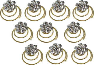 

Silvesto India hair accessory Hair Clip(Silver)