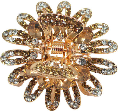 

Silvesto India hair accessory Hair Clip(Gold)