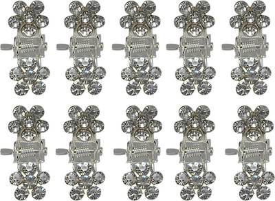 

Silvesto India hair accessory Hair Clip(Silver)