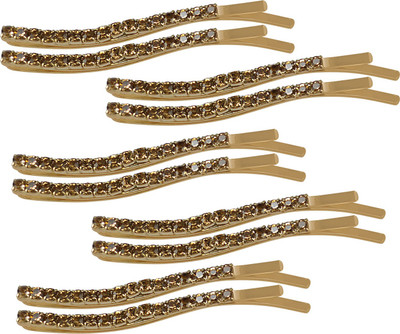 

Silvesto India hair accessory Hair Clip(Gold)