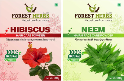 

Forest Herbs Organic Hibiscus & Neem Powder 100% Natural(200 g)