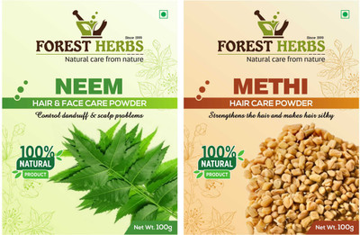

Forest Herbs Organic Neem & Methi Powder 100% Natural(200 g)
