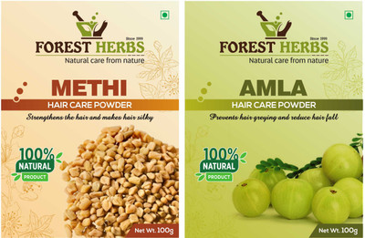 

Forest Herbs Organic Methi & Amla Powder 100% Natural(200 g)