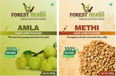 

Forest Herbs Organic Amla & Methi Powder 100% Natural(200 g)