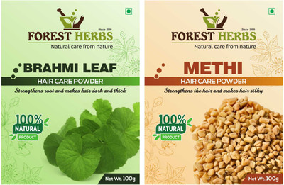 

Forest Herbs Organic Brahmi & Methi Powder 100% Natural(200 g)